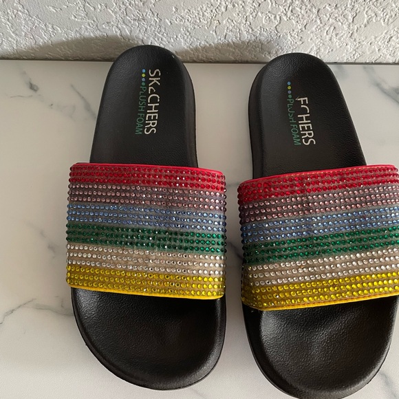 Skechers Rainbow Stripe
Slide Slip On Sandal - Picture 3 of 7